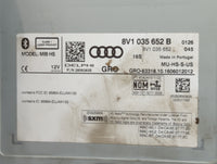 2015-2018 Audi A3 Radio AM FM Cd Player Receiver Replacement P/N:8V1 035 652 B Fits Fits 2015 2016 2017 2018 OEM Used Auto P