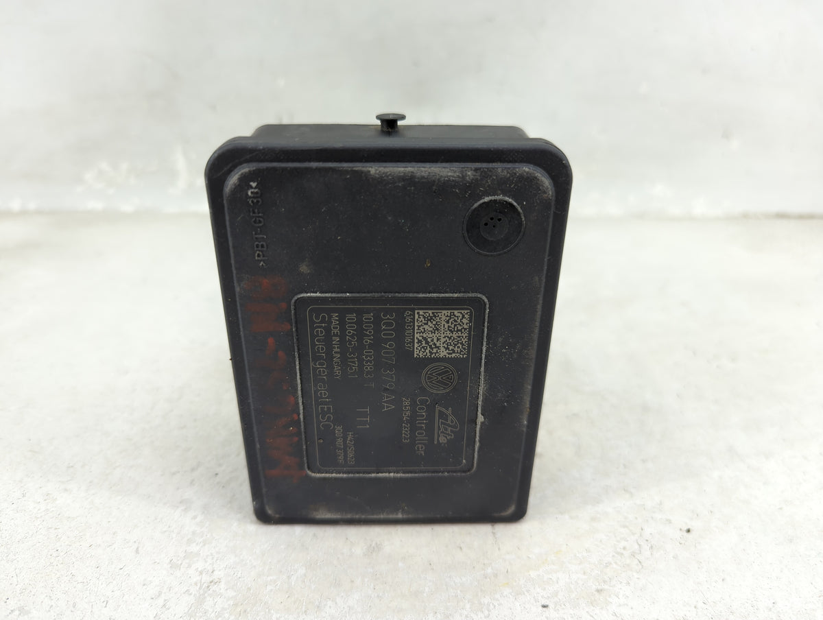 2015-2016 Audi A3 Anti-Lock Brake ABS Pump Module Actuator OEM P/N:3Q0 614 517 AA Fits Fits 2015 2016 OEM Used Auto Parts - 