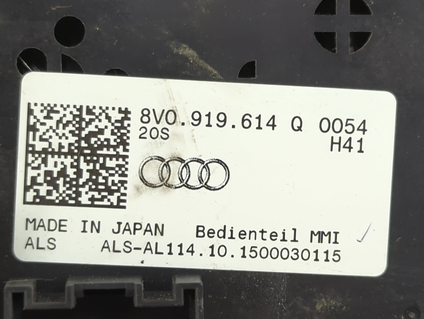 2015-2018 Audi A3 Radio Control Panel 1456043 - Oemusedautoparts1.com