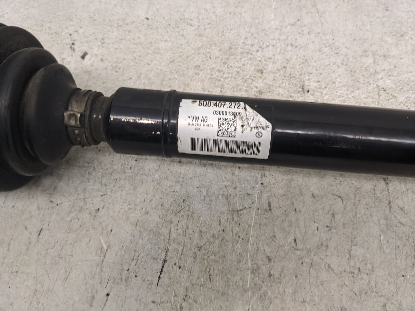 2015-2016 Audi A3 Axle Shaft Front Passenger Cv C/v 1461145 - Oemusedautoparts1.com