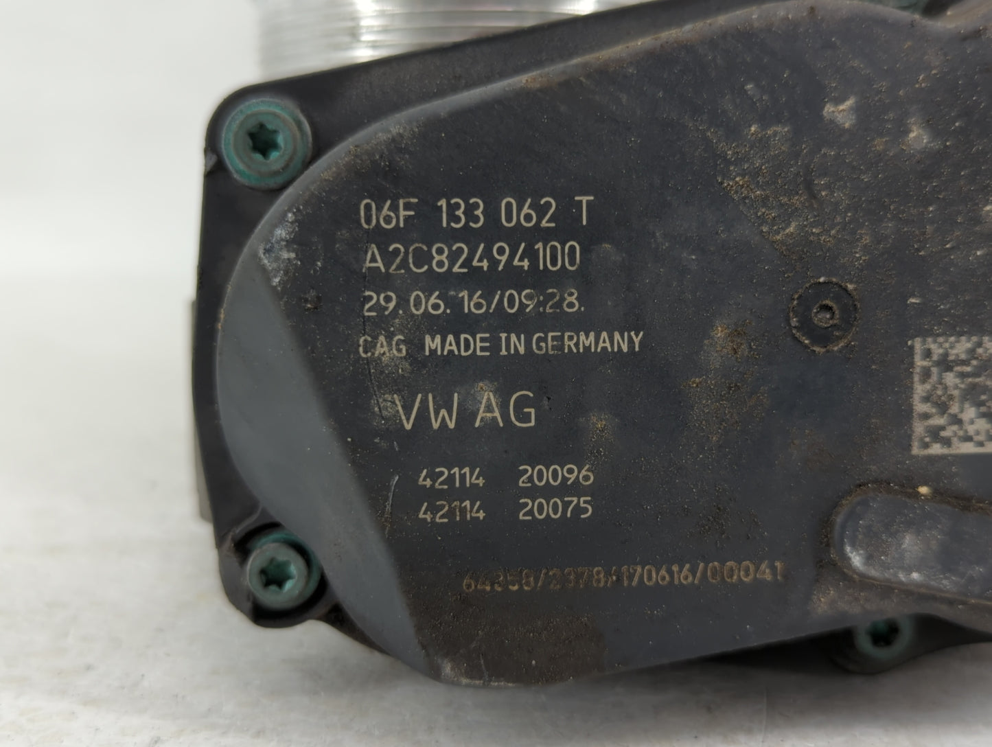 2006-2018 Audi A3 Throttle Body P/N:06F 133 062 T 06F 133 062 Q Fits OEM Used Auto Parts - Oemusedautoparts1.com