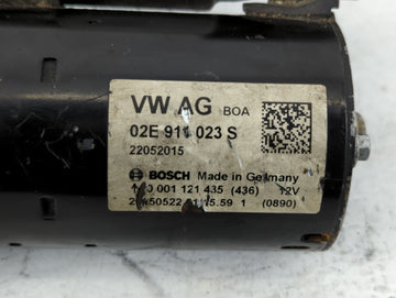 2015-2018 Audi A3 Car Starter Motor Solenoid OEM P/N:02E 911 023 S Fits Fits 2011 2012 2013 2014 2015 2016 2017 2018 2019 OEM Used Auto Parts