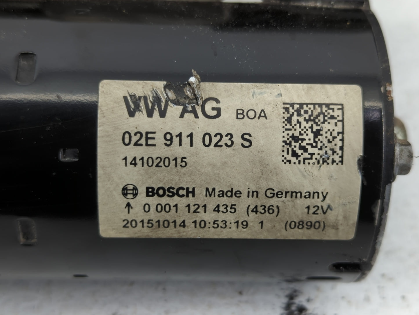 2015-2018 Audi A3 Car Starter Motor Solenoid OEM P/N:02E 911 023 S Fits Fits 2011 2012 2013 2014 2015 2016 2017 2018 2019 OE