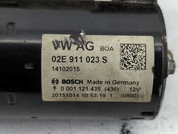 2015-2018 Audi A3 Car Starter Motor Solenoid OEM P/N:02E 911 023 S Fits Fits 2011 2012 2013 2014 2015 2016 2017 2018 2019 OEM Used Auto Parts
