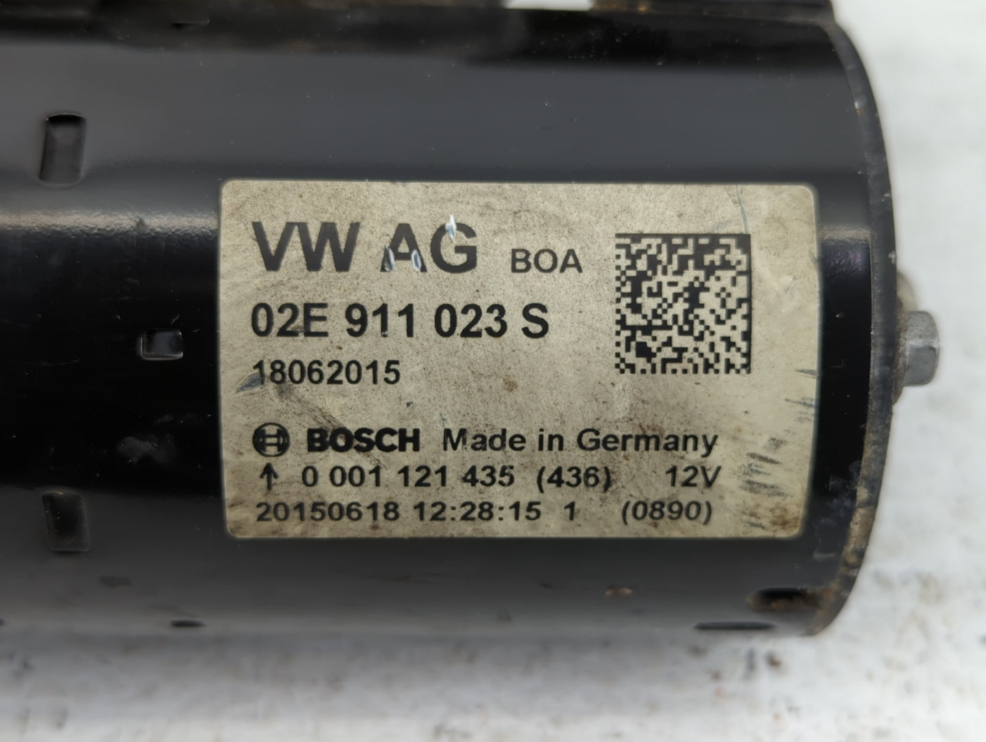 2015-2018 Audi A3 Car Starter Motor Solenoid OEM P/N:02E 911 023 S Fits Fits 2011 2012 2013 2014 2015 2016 2017 2018 2019 OE