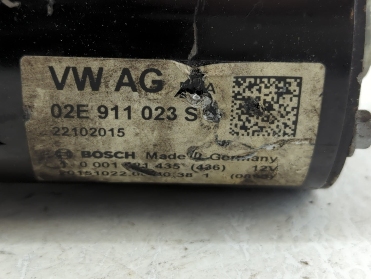 2015-2018 Audi A3 Car Starter Motor Solenoid OEM P/N:02E 911 023 S Fits Fits 2011 2012 2013 2014 2015 2016 2017 2018 2019 OE