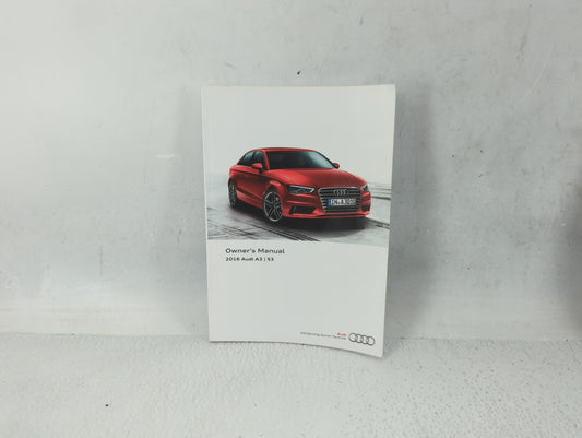 2016 Audi A3 Owners Manual Book Guide P/N:8V0012721BA OEM Used Auto Parts