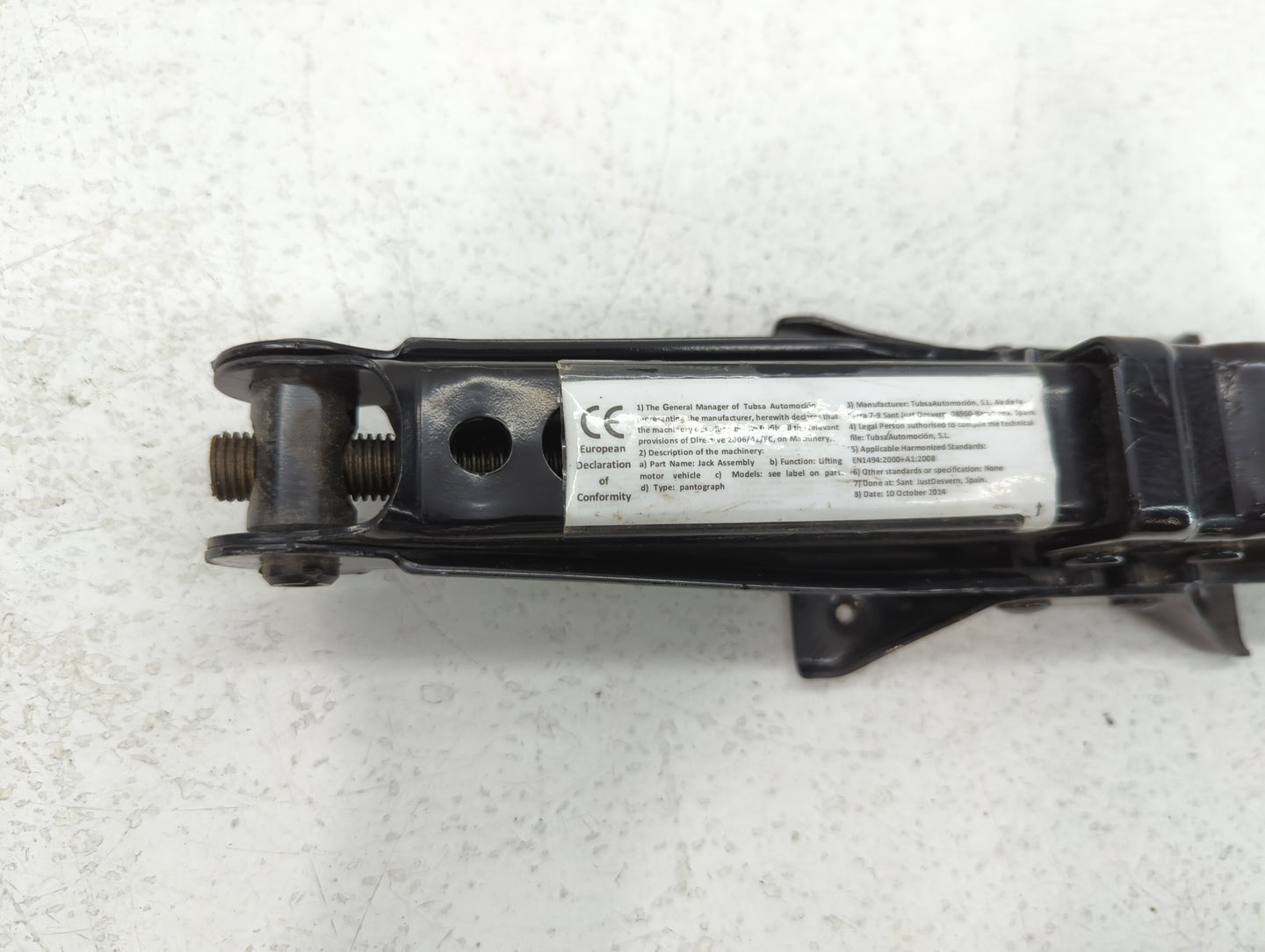 2016 Audi A3 Spare Scissor Car Jack 626332 - Oemusedautoparts1.com