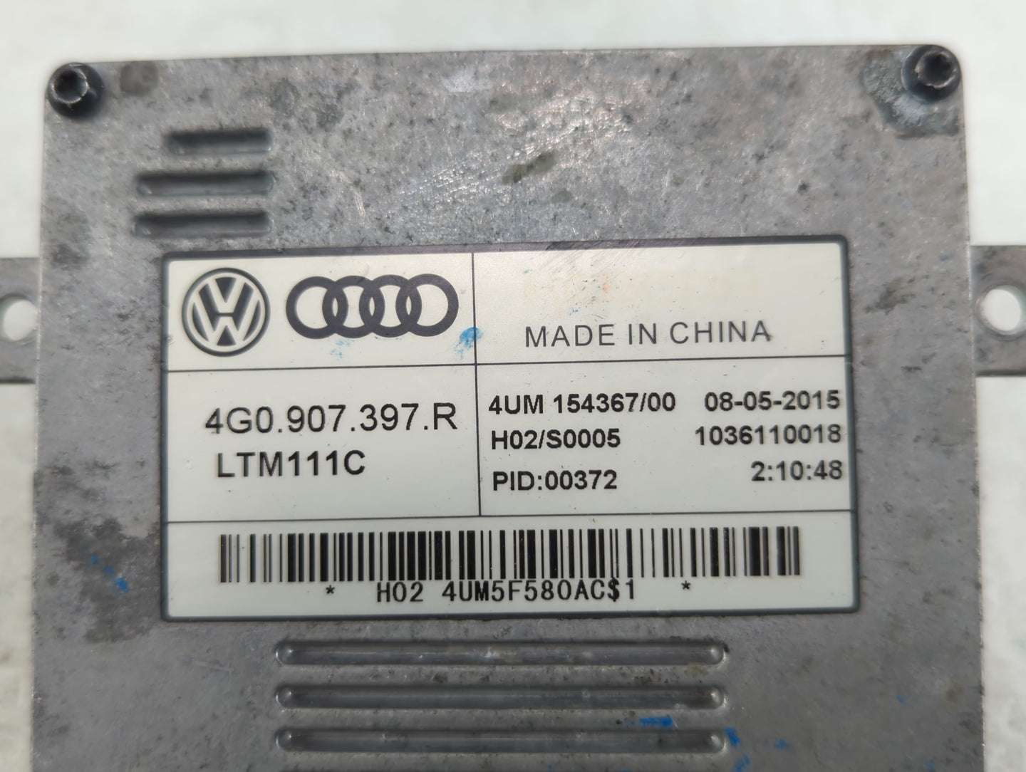 2015-2016 Audi A3 Headlight Ballast Head Light - Oemusedautoparts1.com