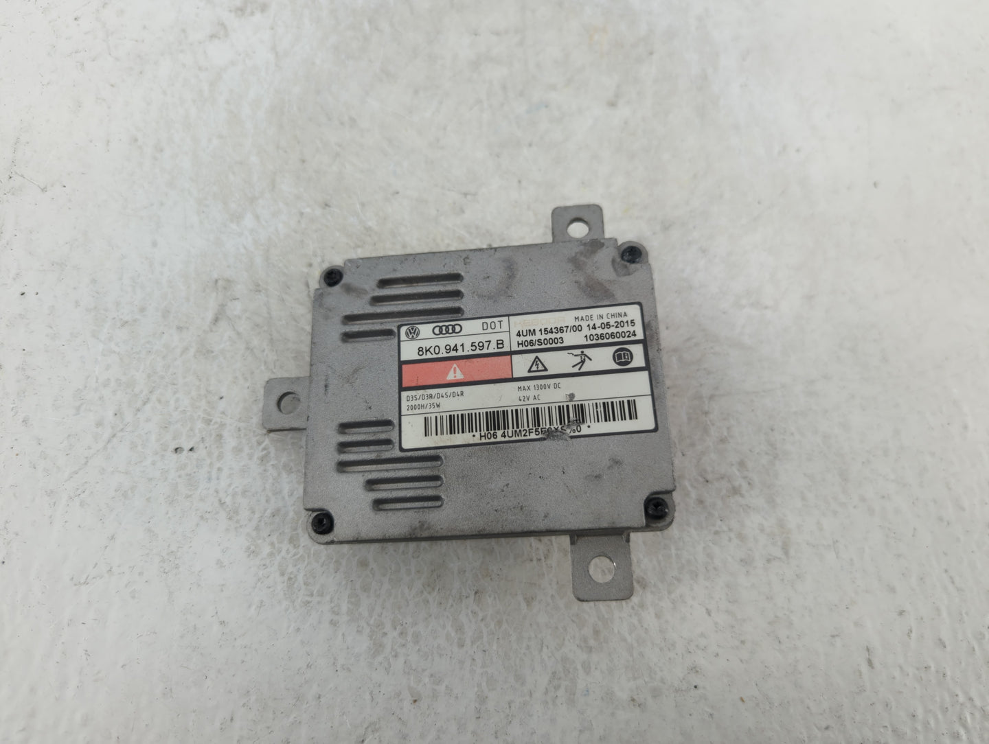 2015-2016 Audi A3 Headlight Ballast Head Light - Oemusedautoparts1.com