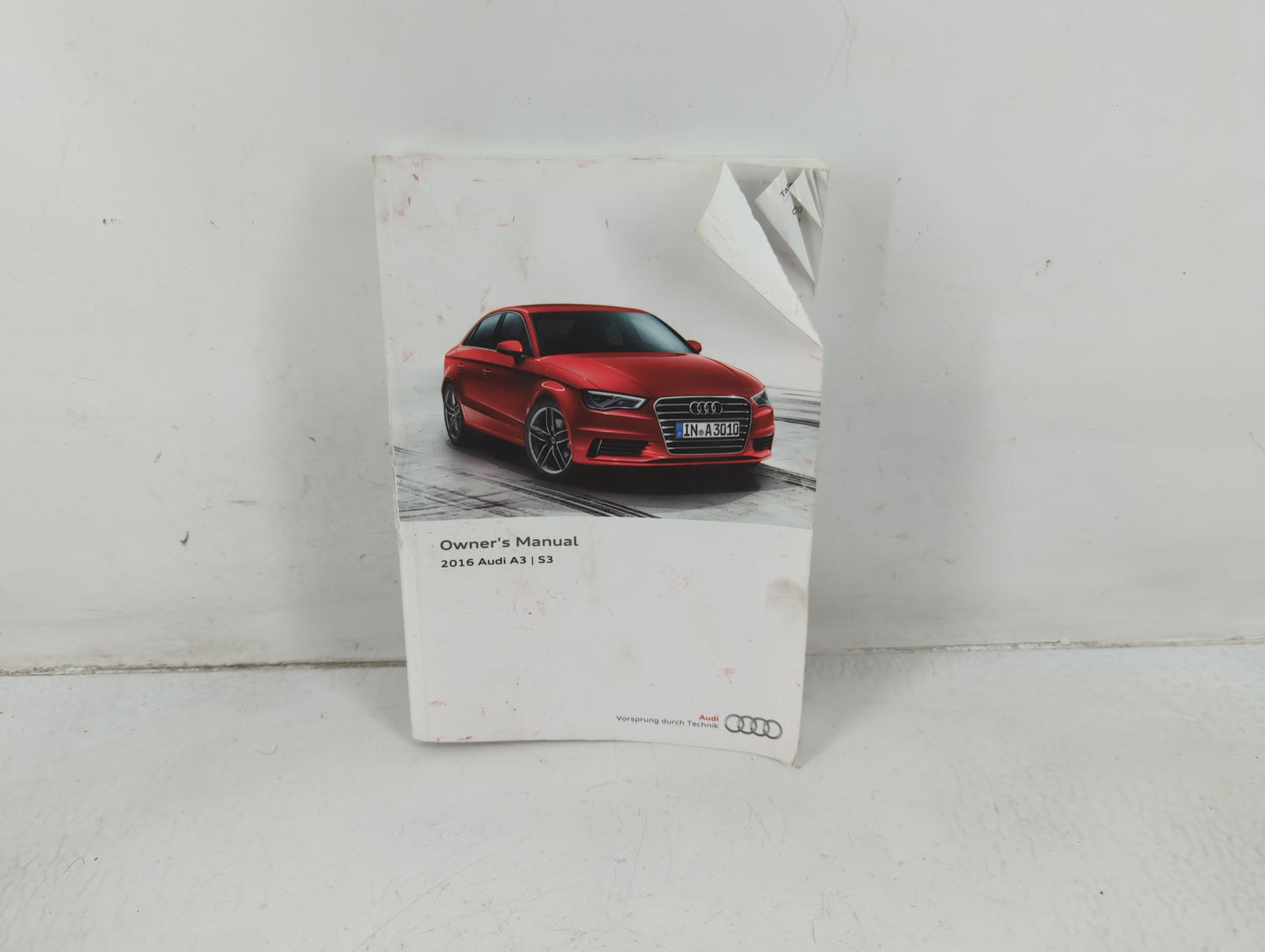 2016 Audi A3 Owners Manual Book Guide OEM Used Auto Parts - Oemusedautoparts1.com