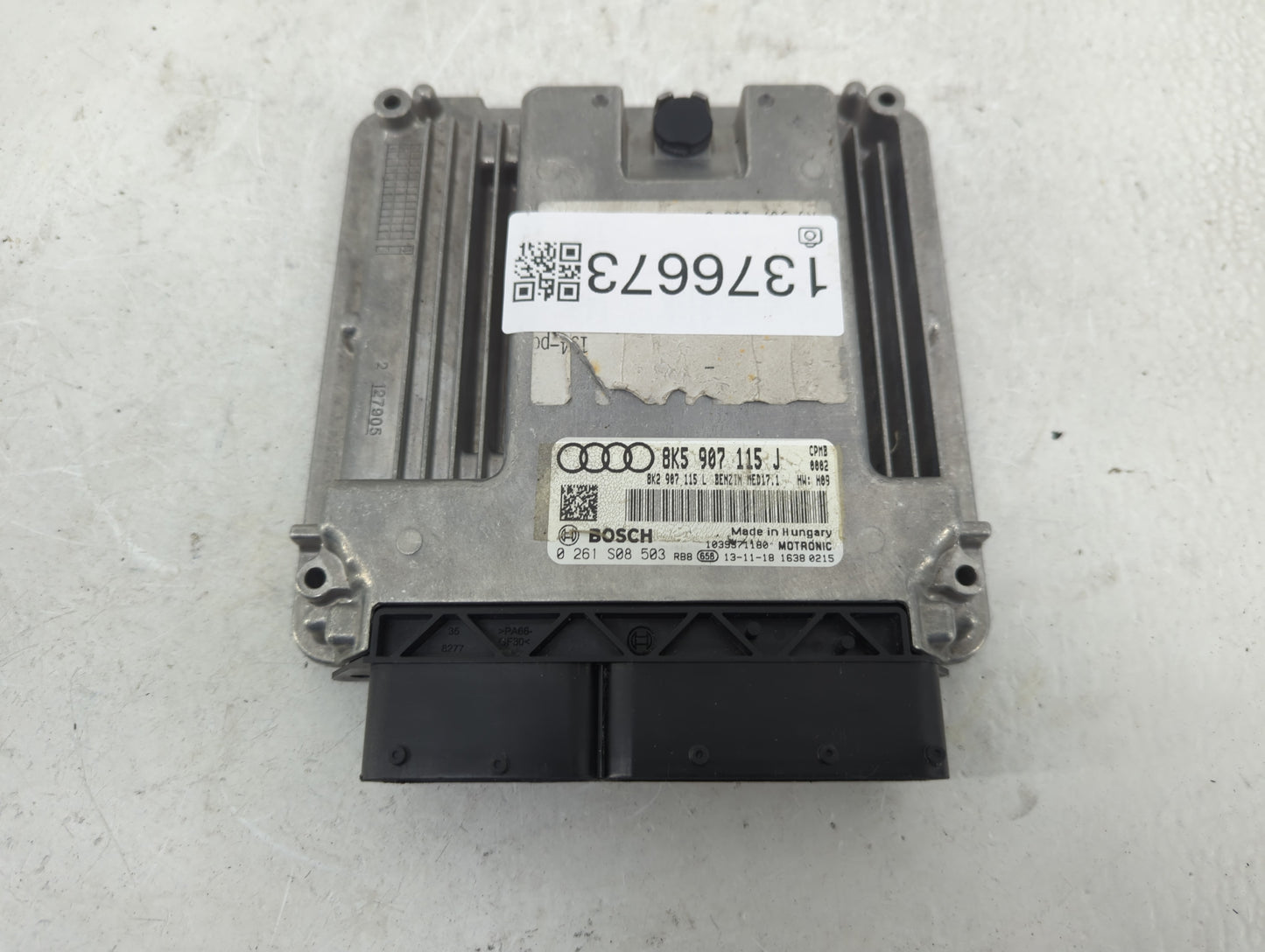 2013-2016 Audi A4 PCM Engine Control Computer ECU ECM PCU OEM P/N:8K5907115J Fits Fits 2013 2014 2015 2016 OEM Used Auto Par