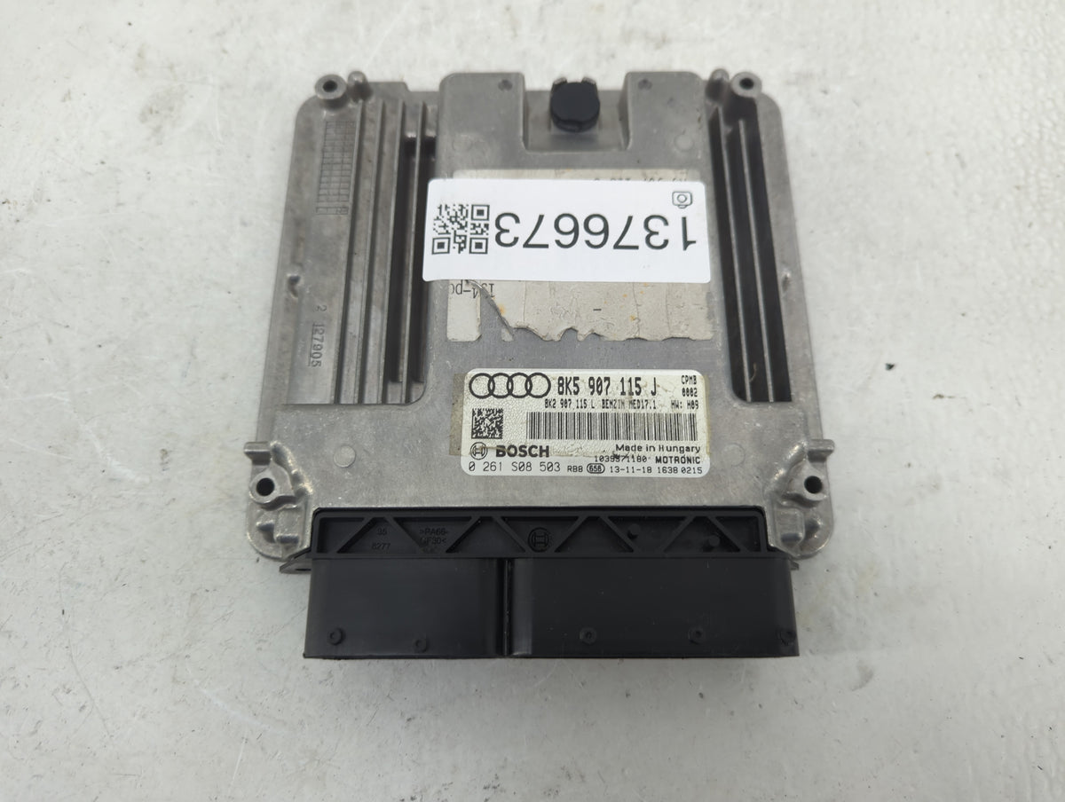 2013-2016 Audi A4 PCM Engine Control Computer ECU ECM PCU OEM P/N:8K5907115J Fits 2013 2014 2015 2016 OEM Used Auto Parts - 