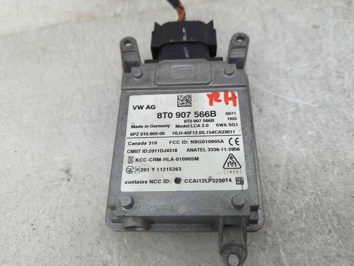 2013-2016 Audi A4 Driver Assist Control Module - Oemusedautoparts1.com
