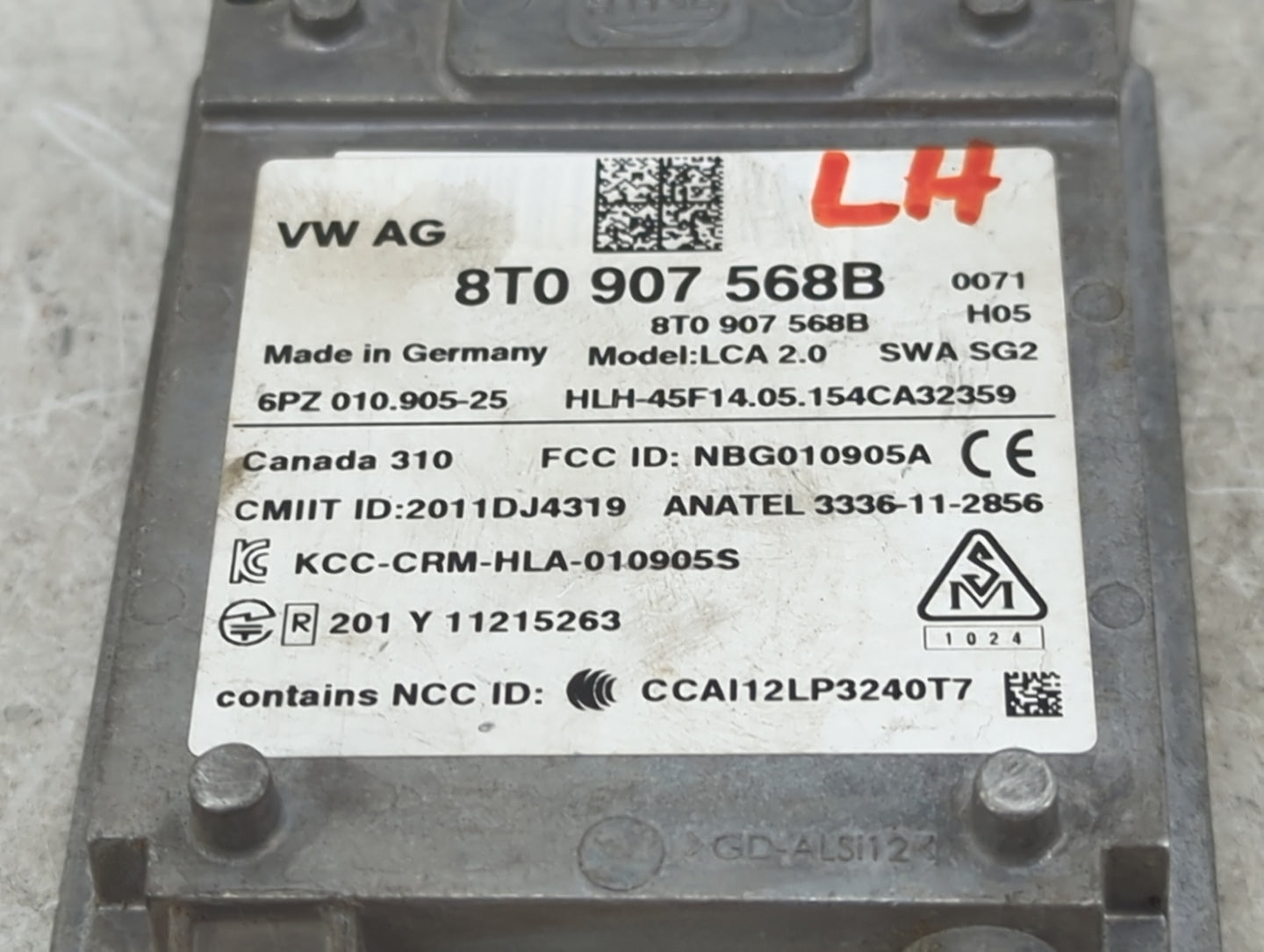 2013-2016 Audi A4 Driver Assist Control Module - Oemusedautoparts1.com