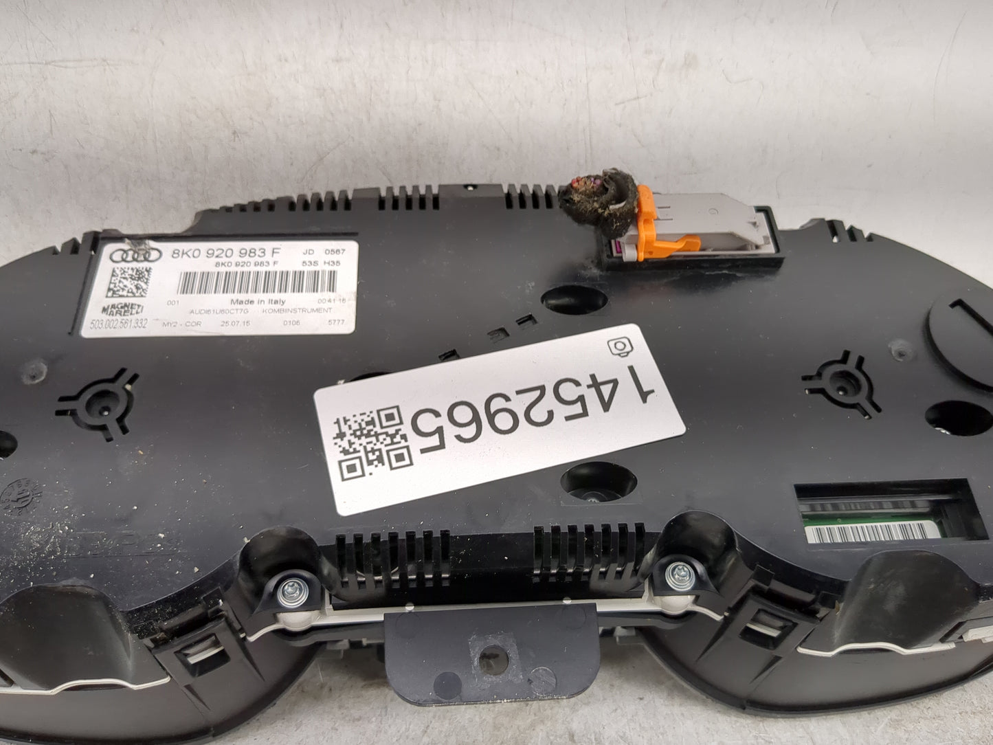 2013-2016 Audi A4 Instrument Cluster Speedometer Gauges P/N:8K0920983F 5550015232 Miles:79K Fits Fits 2013 2014 2015 2016 OE