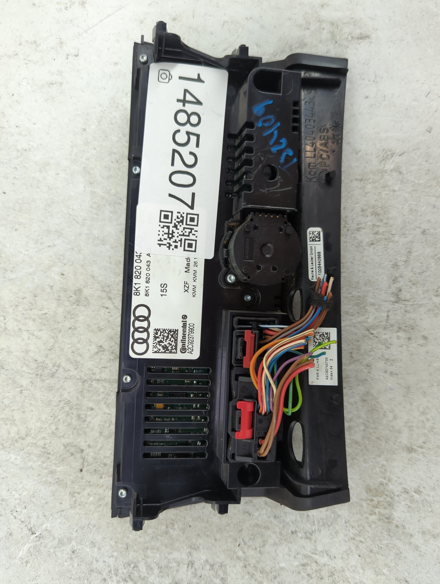 2013-2016 Audi A4 Climate Control Module Temperature AC/Heater Replacement P/N:8K1820043A A2C92742700 Fits OEM Used Auto Par