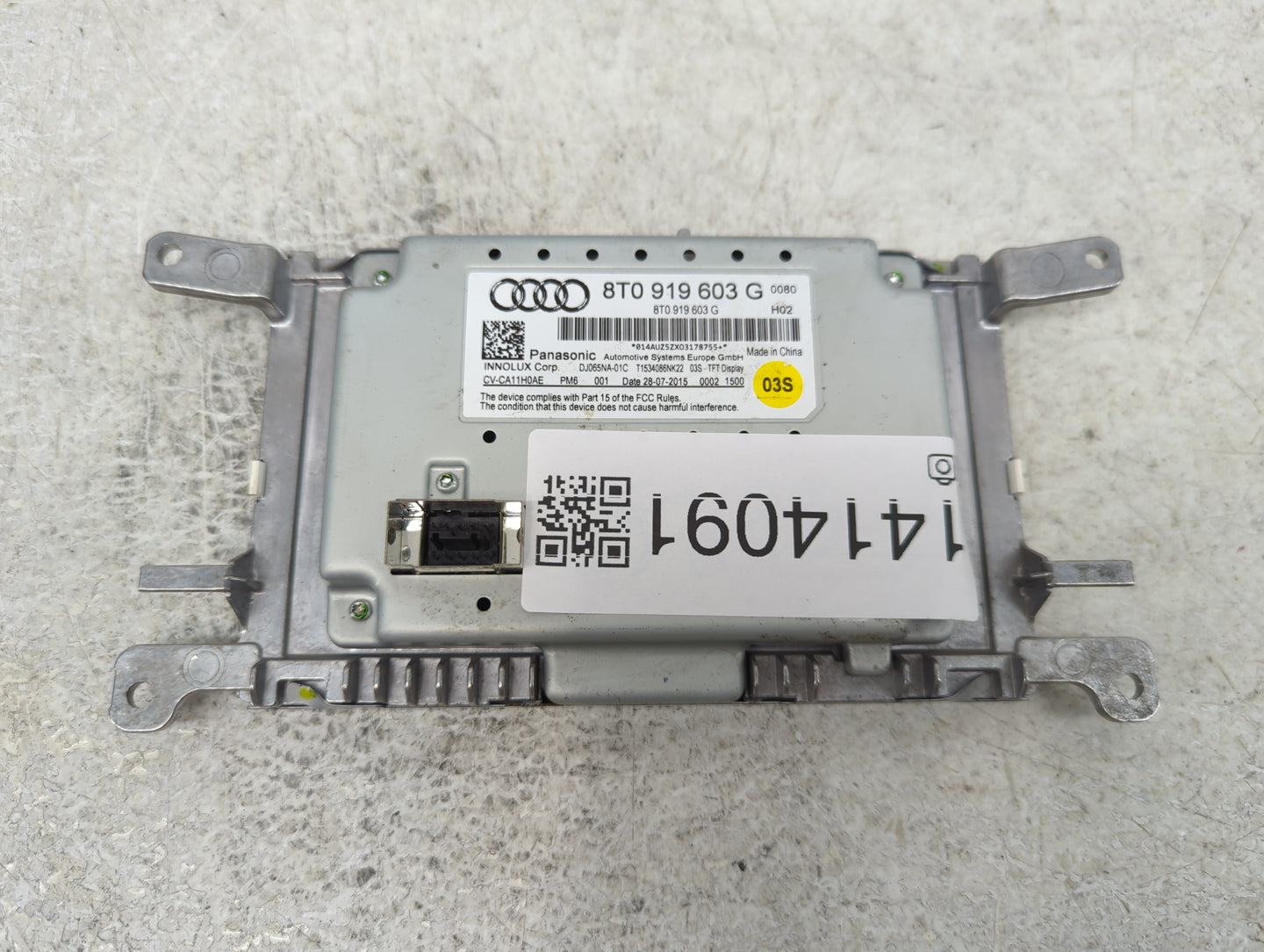 2013-2016 Audi A5 Information Display Screen - Oemusedautoparts1.com