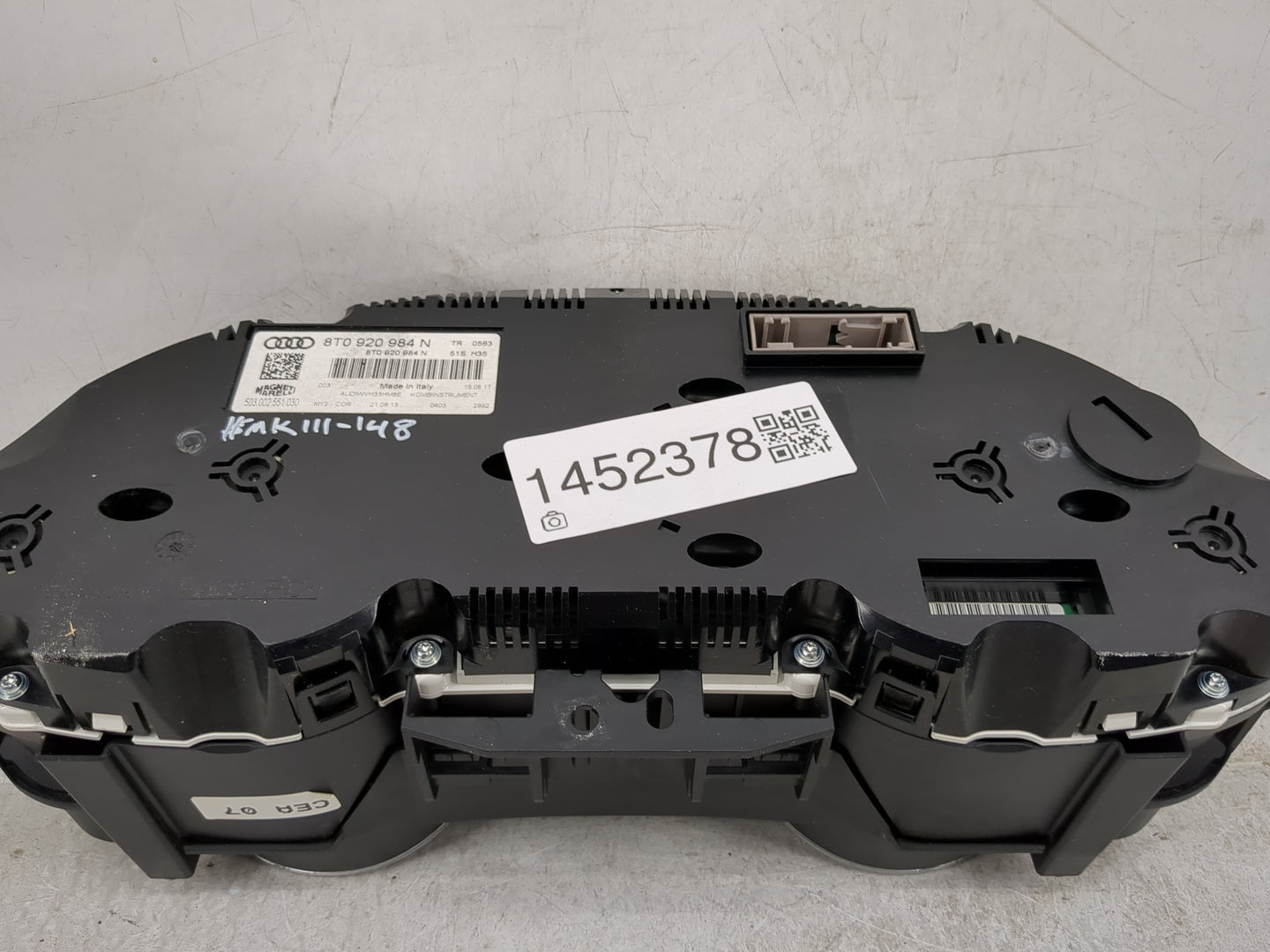 2014-2017 Audi A5 Instrument Cluster Speedometer Gauges P/N:8T0 920 984 N Miles: Fits Fits 2014 2015 2016 2017 OEM Used Auto