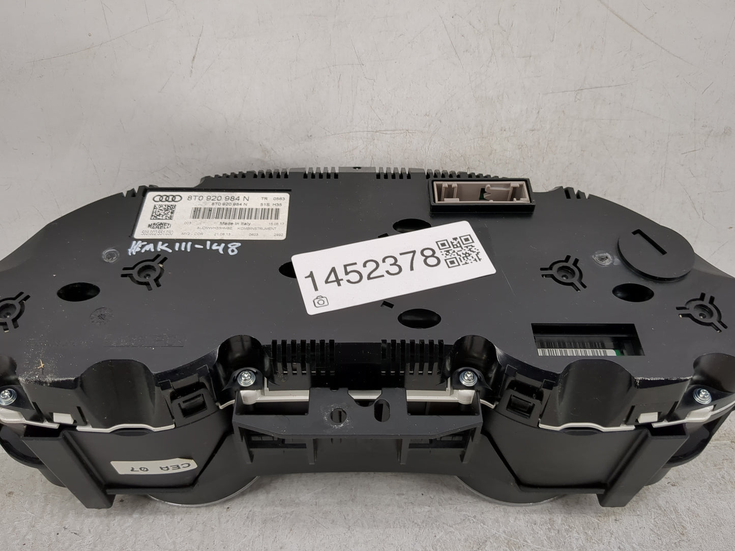 2014-2017 Audi A5 Instrument Cluster Speedometer Gauges P/N:8T0 920 984 N Miles: Fits Fits 2014 2015 2016 2017 OEM Used Auto