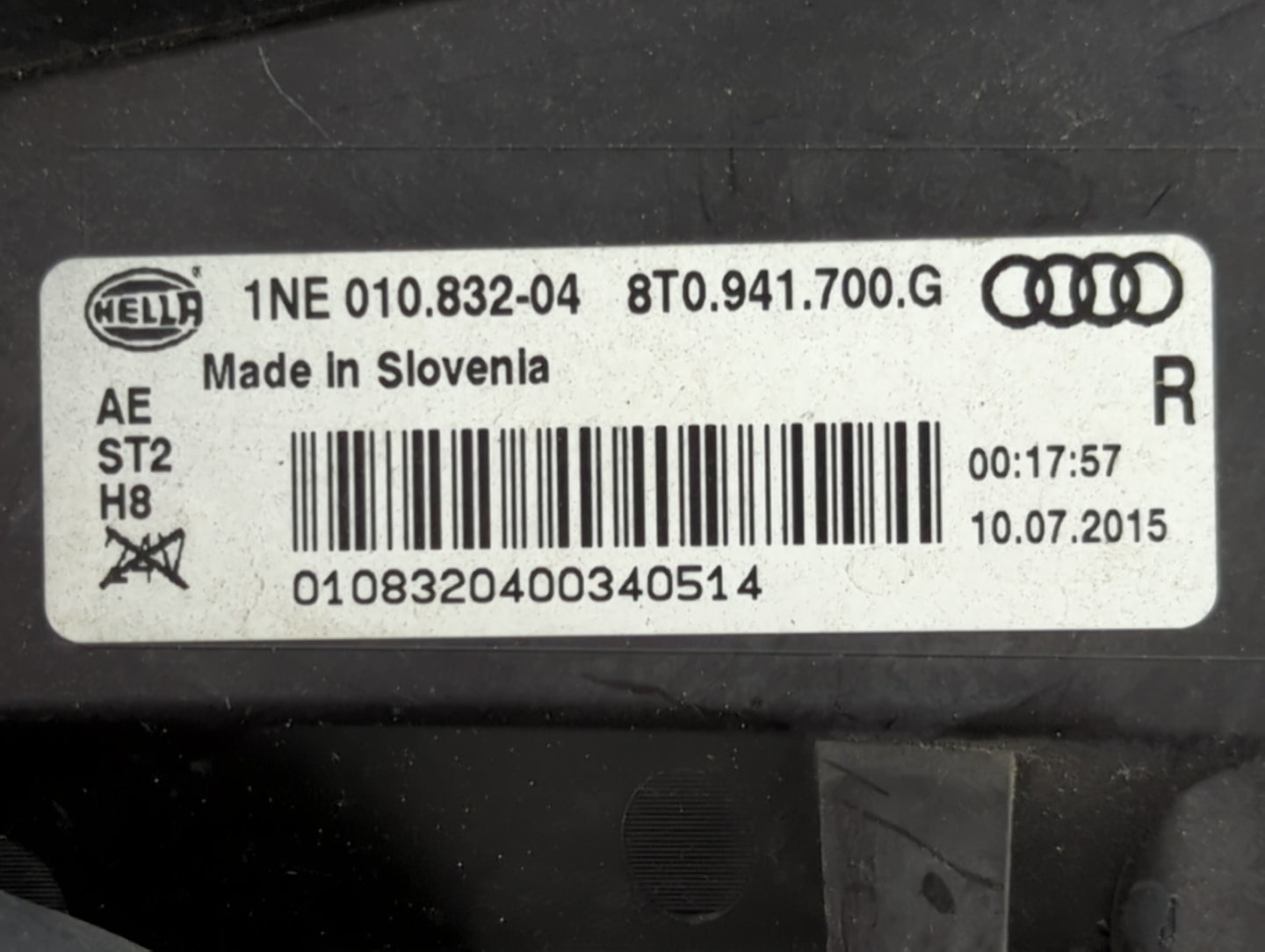 2013-2016 Audi A5 Passenger Right Oem Front Light Lamp 1454393 - Oemusedautoparts1.com