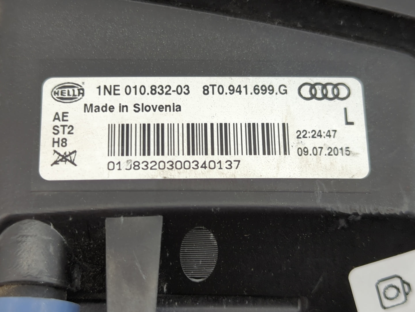 2013-2016 Audi A5 Driver Left Oem Fog Light Lamp Black - Oemusedautoparts1.com