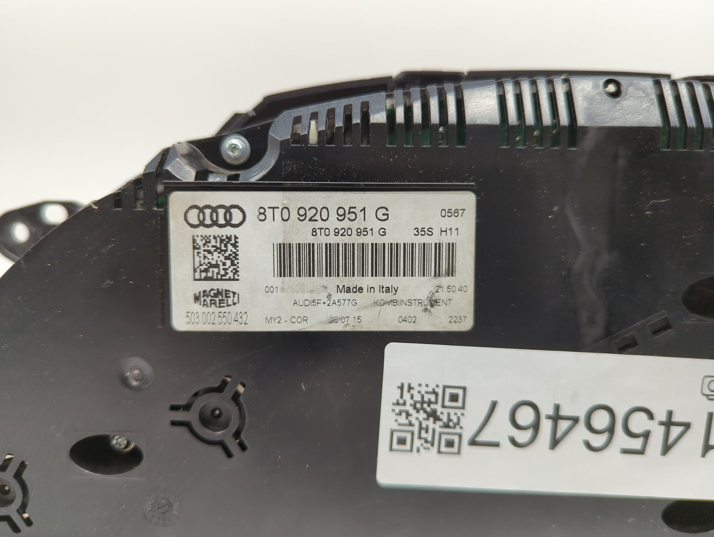 2014-2017 Audi A5 Instrument Cluster Speedometer Gauges P/N:8T0920951G Miles:84K Fits Fits 2014 2015 2016 2017 OEM Used Auto