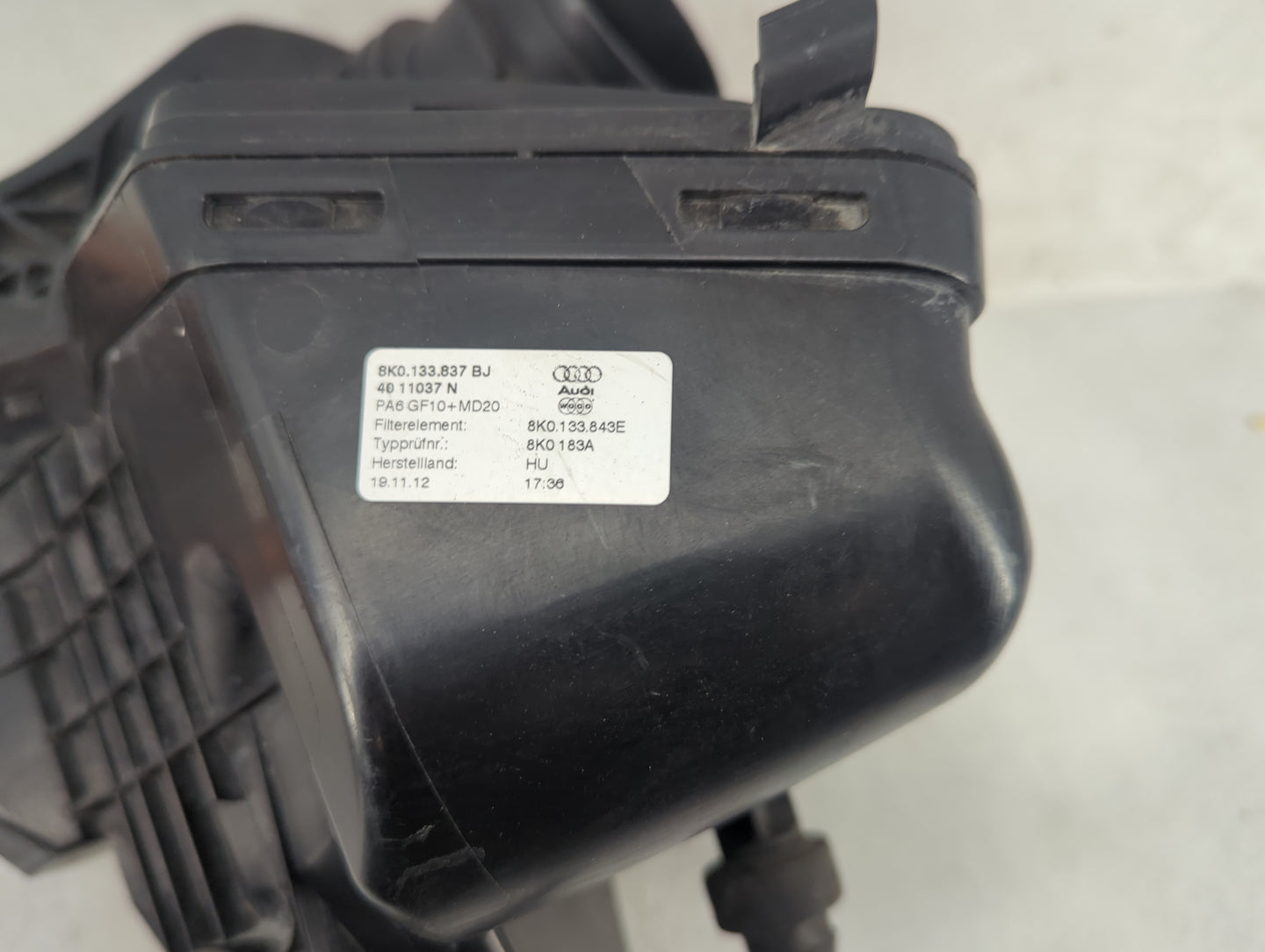 2013-2016 Audi A5 Air Cleaner Intake-duct Hose Tube 1478034 - Oemusedautoparts1.com