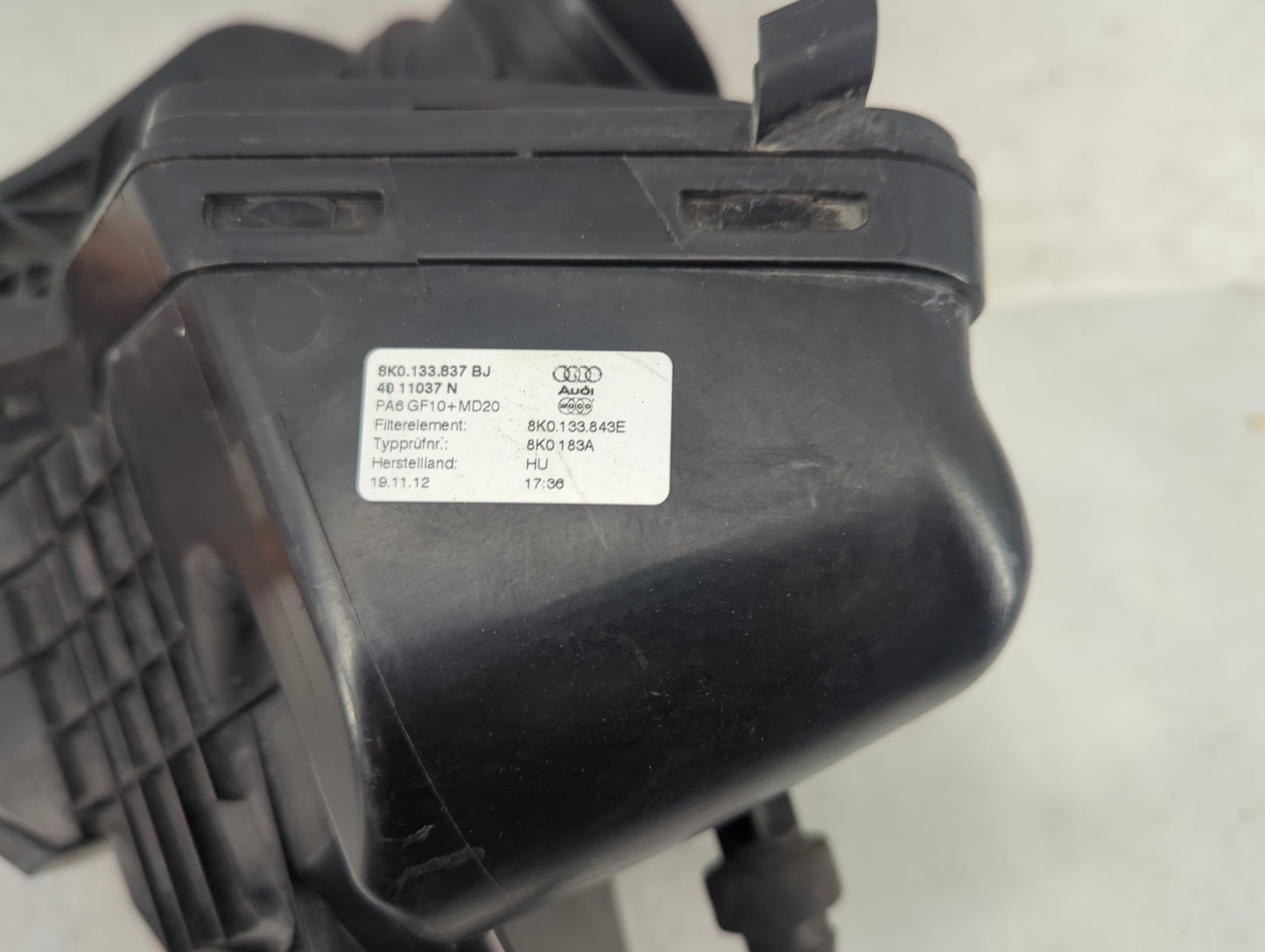 2013-2016 Audi A5 Air Cleaner Intake-duct Hose Tube 1478034 - Oemusedautoparts1.com