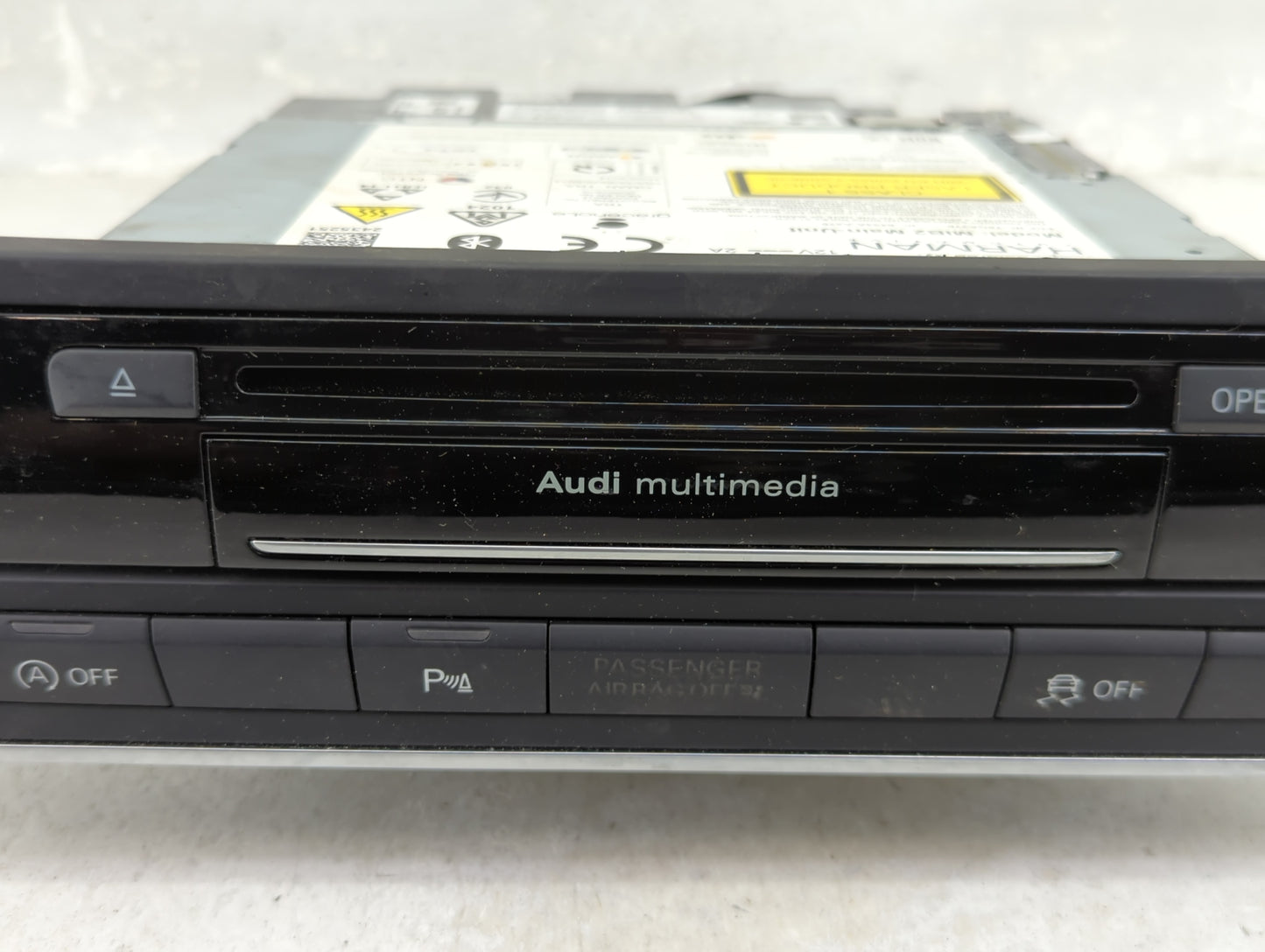 2016-2017 Audi A6 Radio AM FM Cd Player Receiver Replacement P/N:4G1035025B 4G1035025 Fits Fits 2016 2017 2018 OEM Used Auto