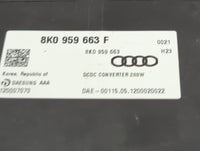 2013-2018 Audi A6 Power Converter Control Module 8k0959663f|8k0959663 - Oemusedautoparts1.com