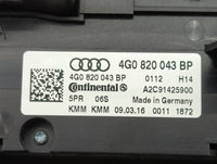 2016 Audi A6 Climate Control Module Temperature AC/Heater Replacement P/N:4G0820043BP A2C91425900 Fits OEM Used Auto Parts -