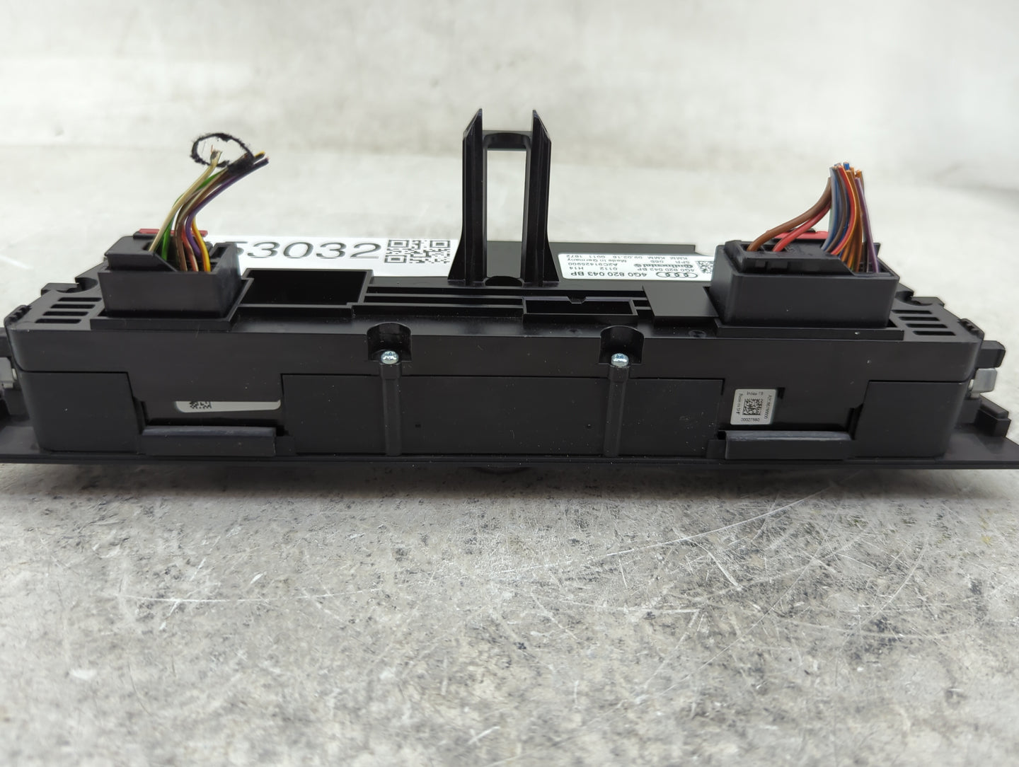 2016 Audi A6 Climate Control Module Temperature AC/Heater Replacement P/N:4G0820043BP A2C91425900 Fits OEM Used Auto Parts -