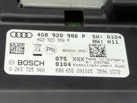 2016 Audi A6 Instrument Cluster Speedometer Gauges P/N:4G8920986P 0263725068 Miles:56K Fits OEM Used Auto Parts - Oemusedaut