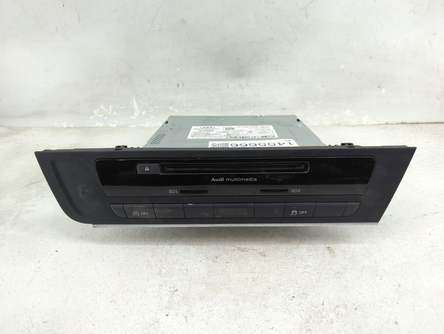 2016-2017 Audi A6 Radio AM FM Cd Player Receiver Replacement P/N:28425617 4G1 035 187 A Fits Fits 2016 2017 OEM Used Auto Pa