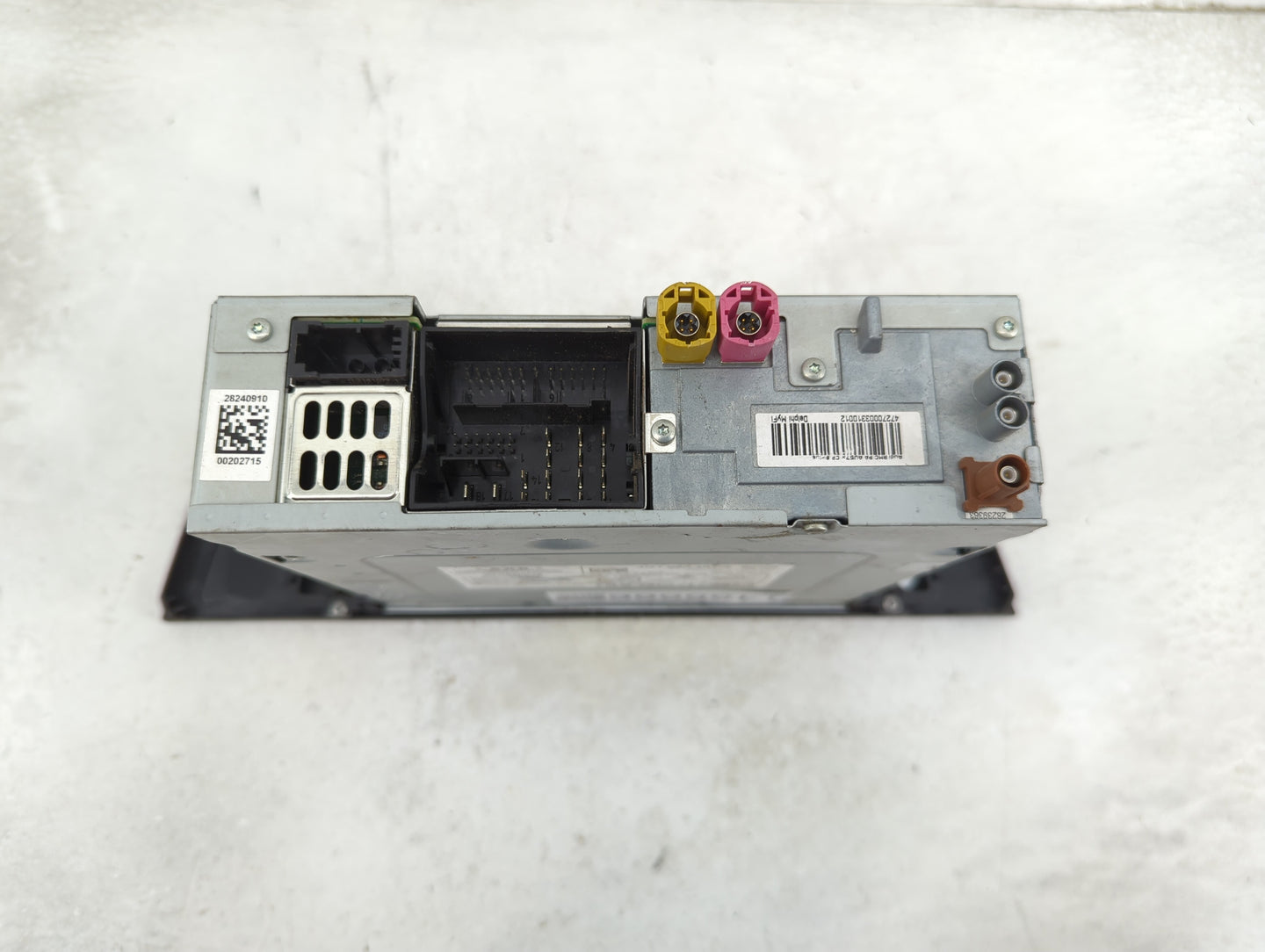 2016-2017 Audi A6 Radio AM FM Cd Player Receiver Replacement P/N:28425617 4G1 035 187 A Fits Fits 2016 2017 OEM Used Auto Pa