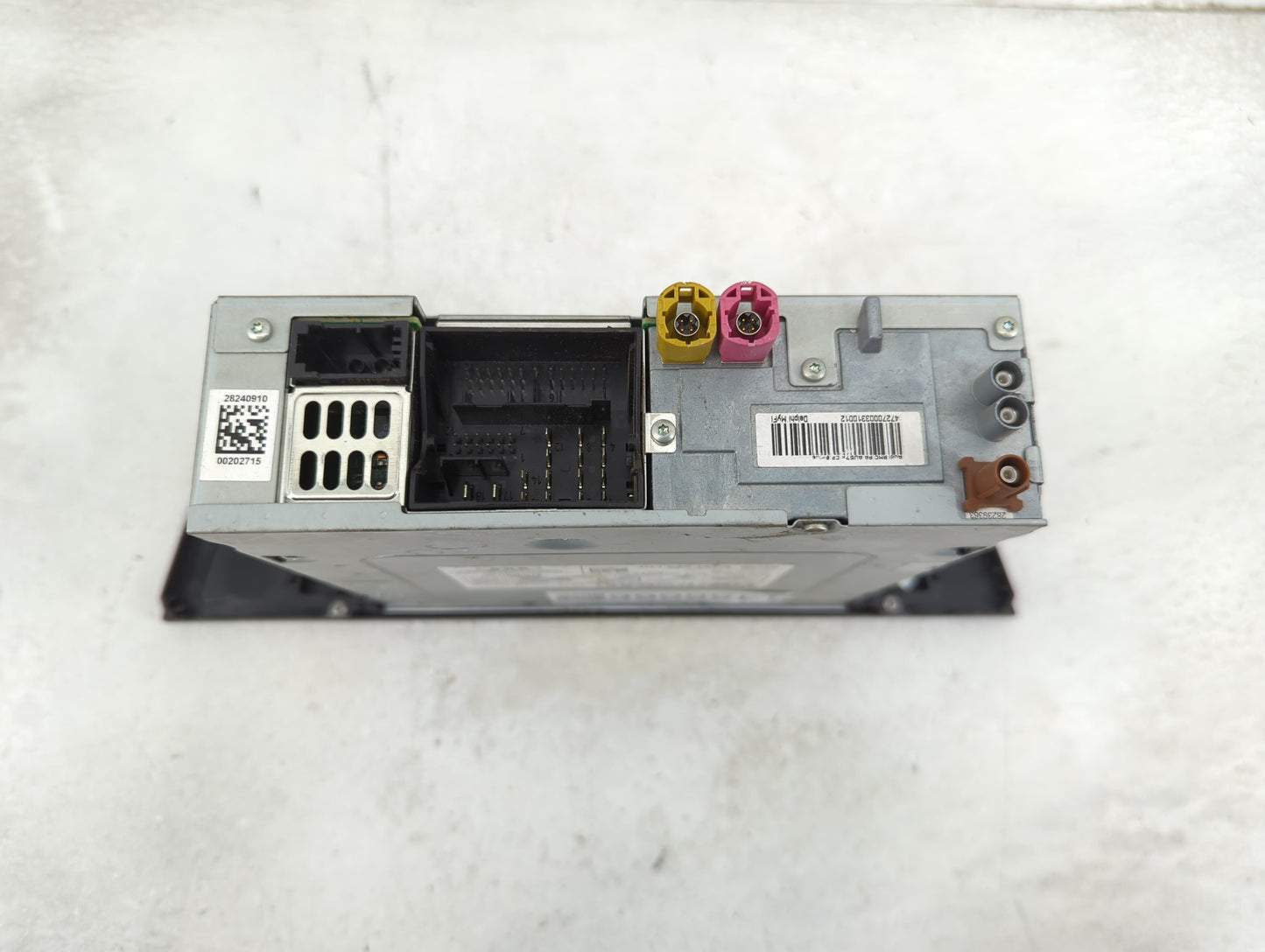 2016-2017 Audi A6 Radio AM FM Cd Player Receiver Replacement P/N:28425617 4G1 035 187 A Fits Fits 2016 2017 OEM Used Auto Pa