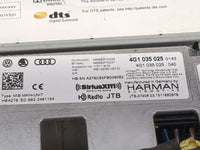2016-2017 Audi A6 Radio AM FM Cd Player Receiver Replacement P/N:4G1035025B 4G1035025043 Fits Fits 2016 2017 2018 OEM Used A