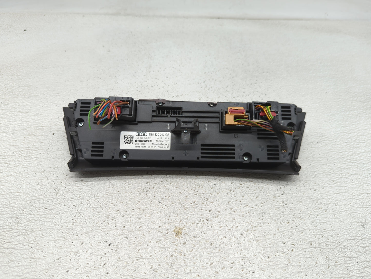 2016-2018 Audi A6 Climate Control Module Temperature AC/Heater Replacement P/N:4G0 820 043 CE Fits Fits 2016 2017 2018 OEM U