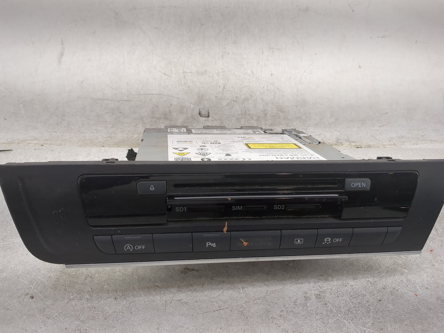 2016-2017 Audi A6 Radio AM FM Cd Player Receiver Replacement P/N:4G1035025 4G1035025040, 4G1035025 0143 Fits Fits 2016 2017 