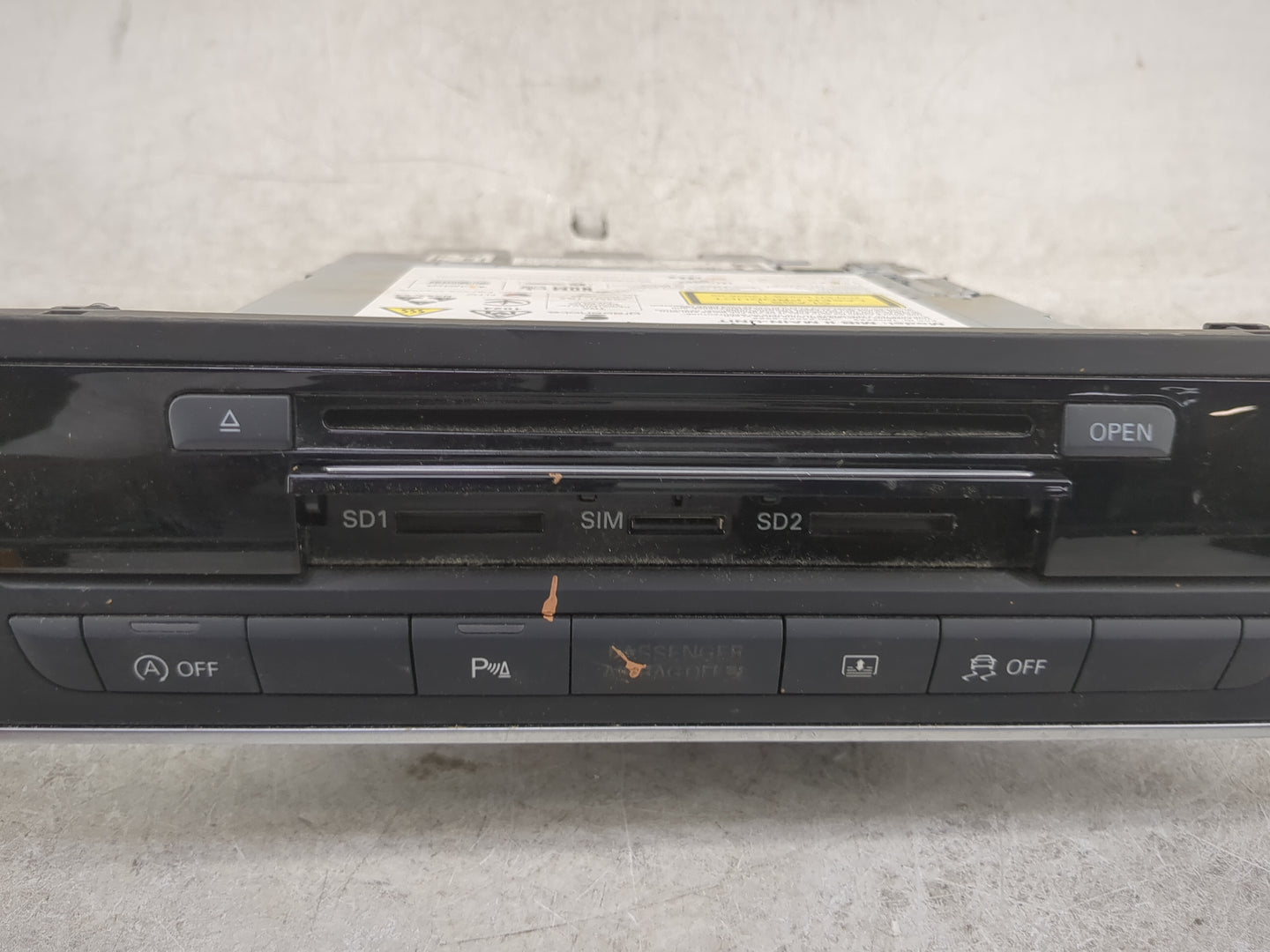 2016-2017 Audi A6 Radio AM FM Cd Player Receiver Replacement P/N:4G1035025 4G1035025040, 4G1035025 0143 Fits Fits 2016 2017 