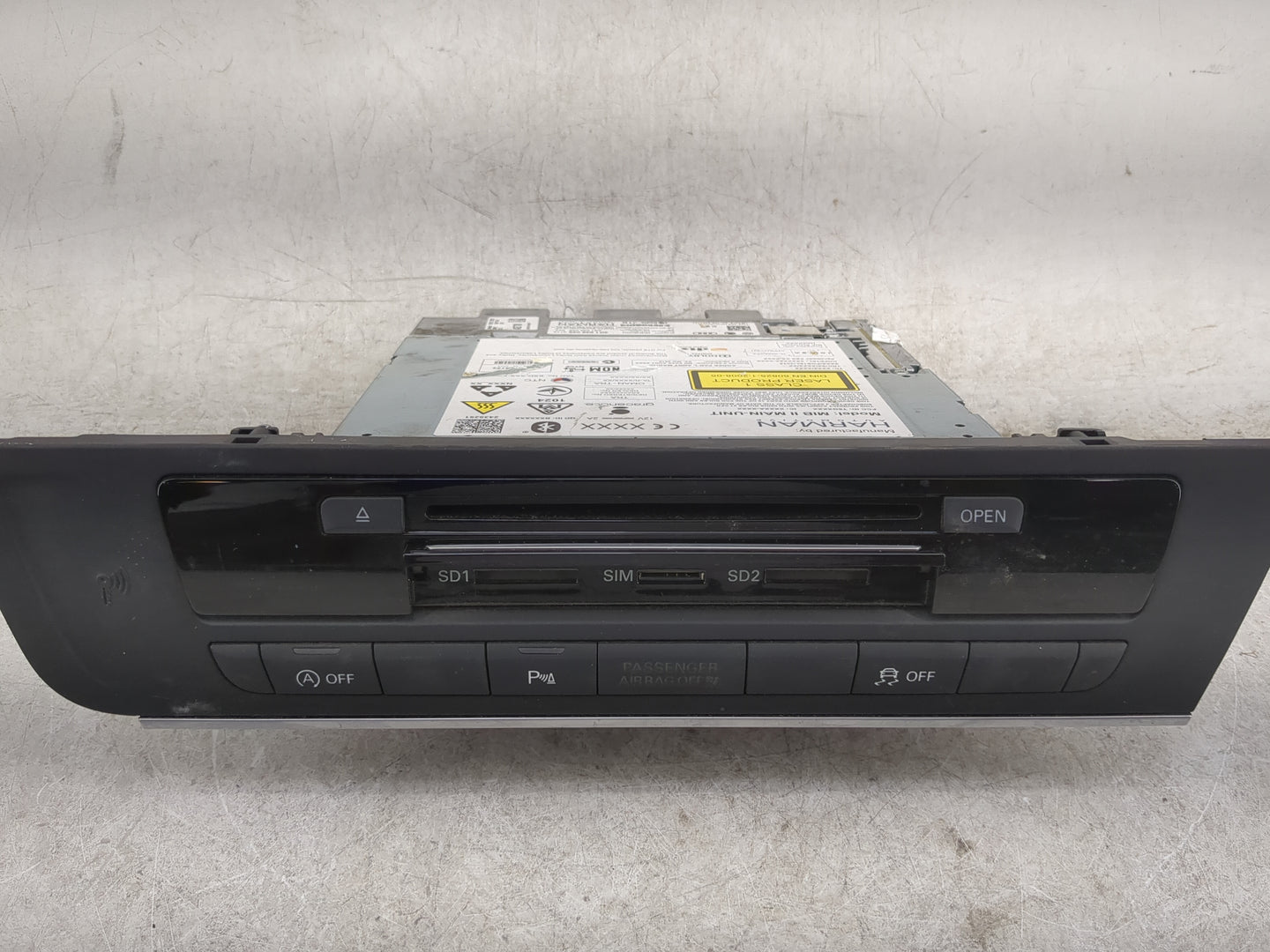 2016 Audi A6 Multi Media Audio Radio Receiver Player Oem - Oemusedautoparts1.com