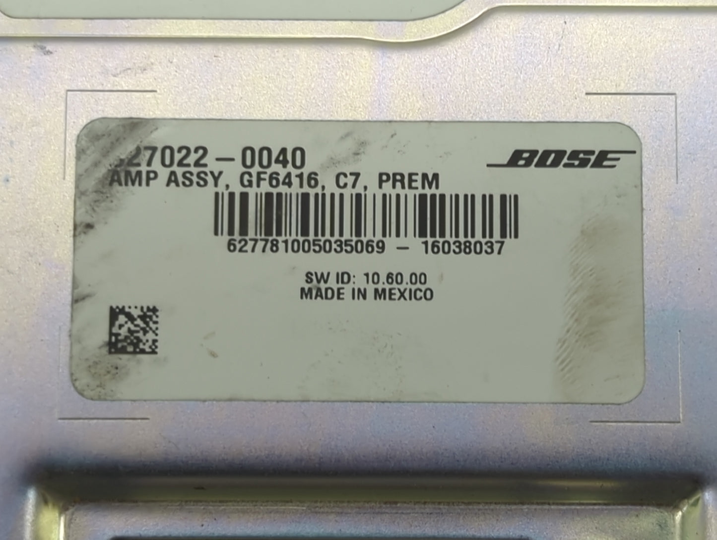2014-2017 Audi A6 Radio AM FM Cd Player Receiver Replacement P/N:627022-0040 4G5035223C Fits Fits 2014 2015 2016 2017 2018 O