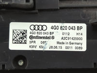 2014-2017 Audi A6 Climate Control Module Temperature AC/Heater Replacement P/N:4G0 820 043 BP Fits Fits 2014 2015 2016 2017 