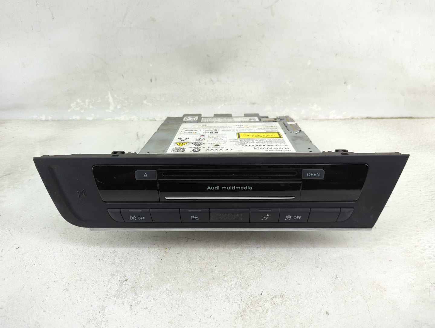 2016-2018 Audi A7 Radio AM FM Cd Player Receiver Replacement P/N:A278 2758369 Fits Fits 2016 2017 2018 OEM Used Auto Parts -