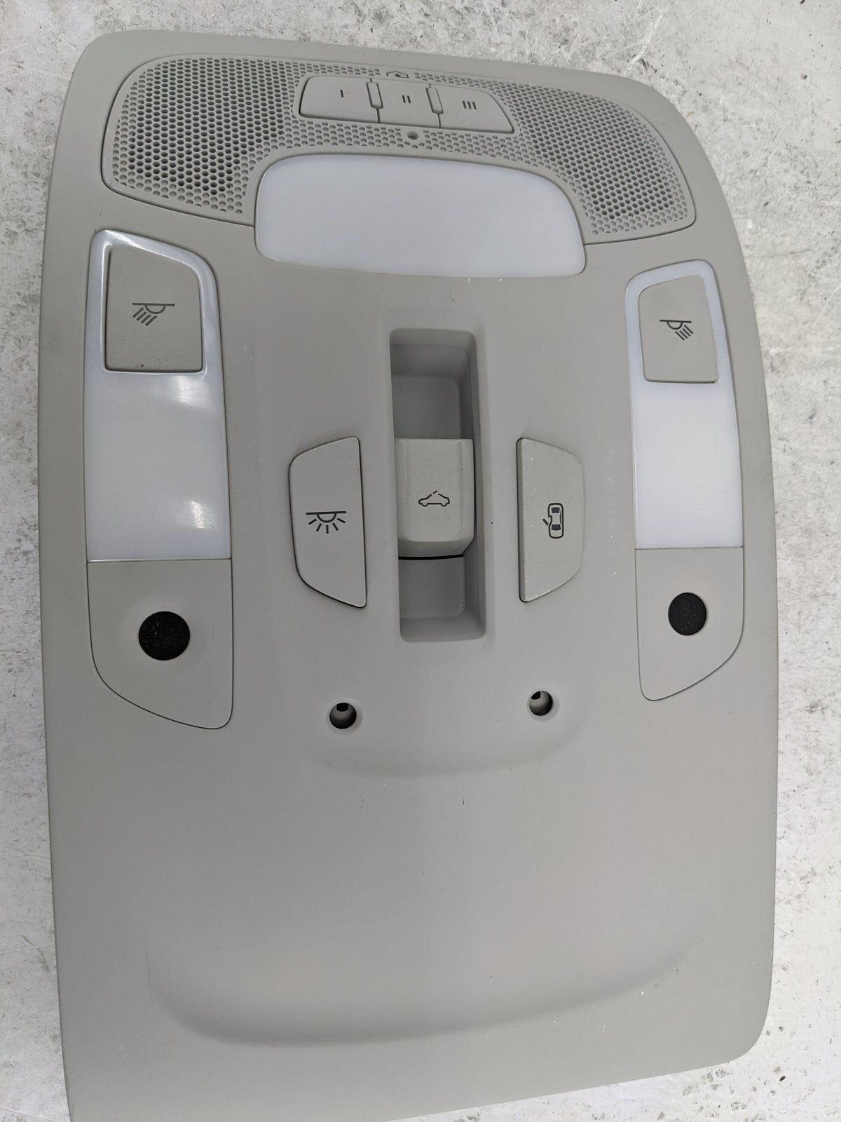 2016-2018 Audi A7 Overhead Console W/rear Climate Control - Oemusedautoparts1.com