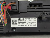 2016 Audi A7 Climate Control Module Temperature AC/Heater Replacement P/N:4G0 820 043 CB Fits Fits 2017 2018 OEM Used Auto P