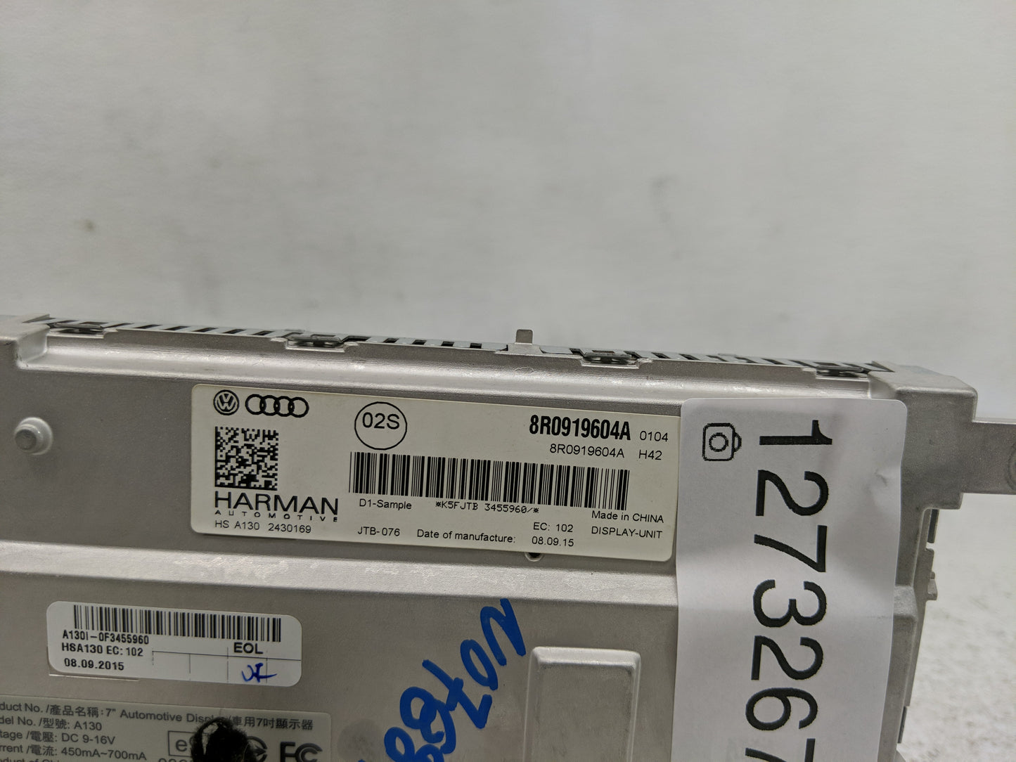 2016 Audi Q5 Information Display Screen - Oemusedautoparts1.com