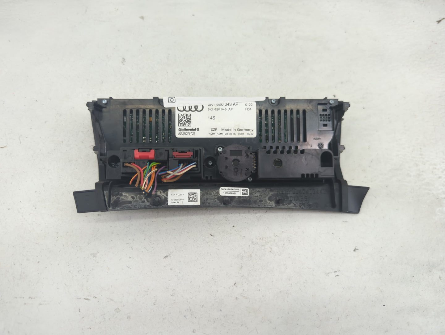 2013-2017 Audi Q5 Climate Control Module Temperature AC/Heater Replacement P/N:8K1820043AP A2C92379700 Fits OEM Used Auto Pa
