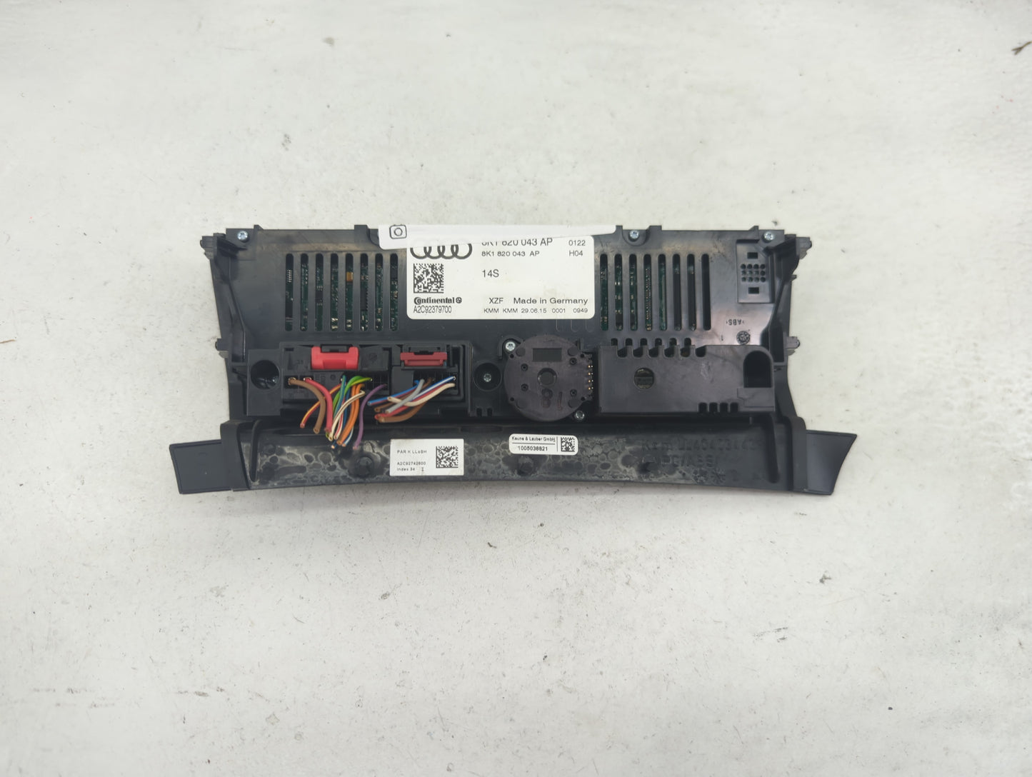 2013-2017 Audi Q5 Climate Control Module Temperature AC/Heater Replacement P/N:8K1820043AP A2C92379700 Fits OEM Used Auto Pa